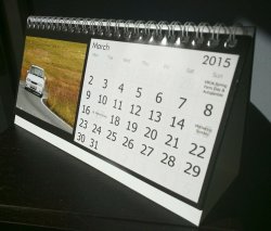 MK3OC Club Calendar 2018 - Desk Calendar